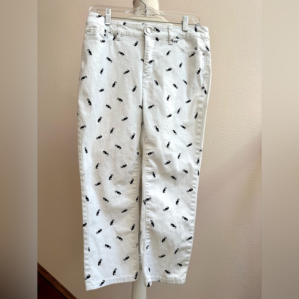 Charter Club Seahorse White Bristol Capris